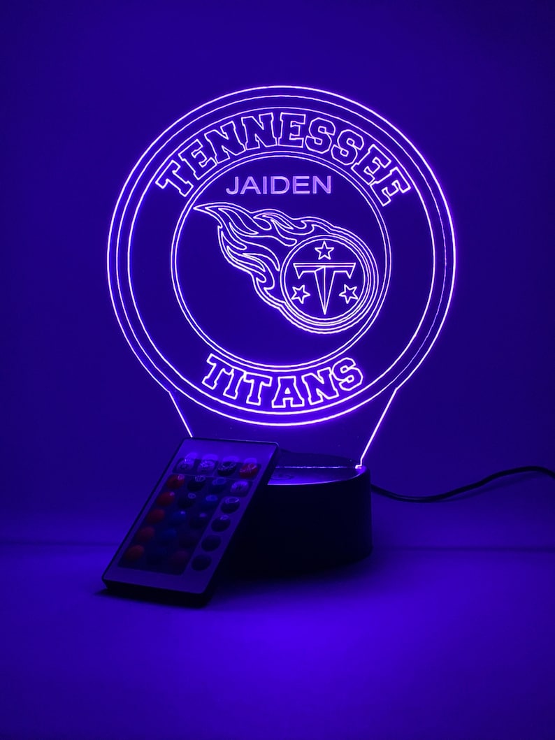 Customizable Tennessee Titans Lamp