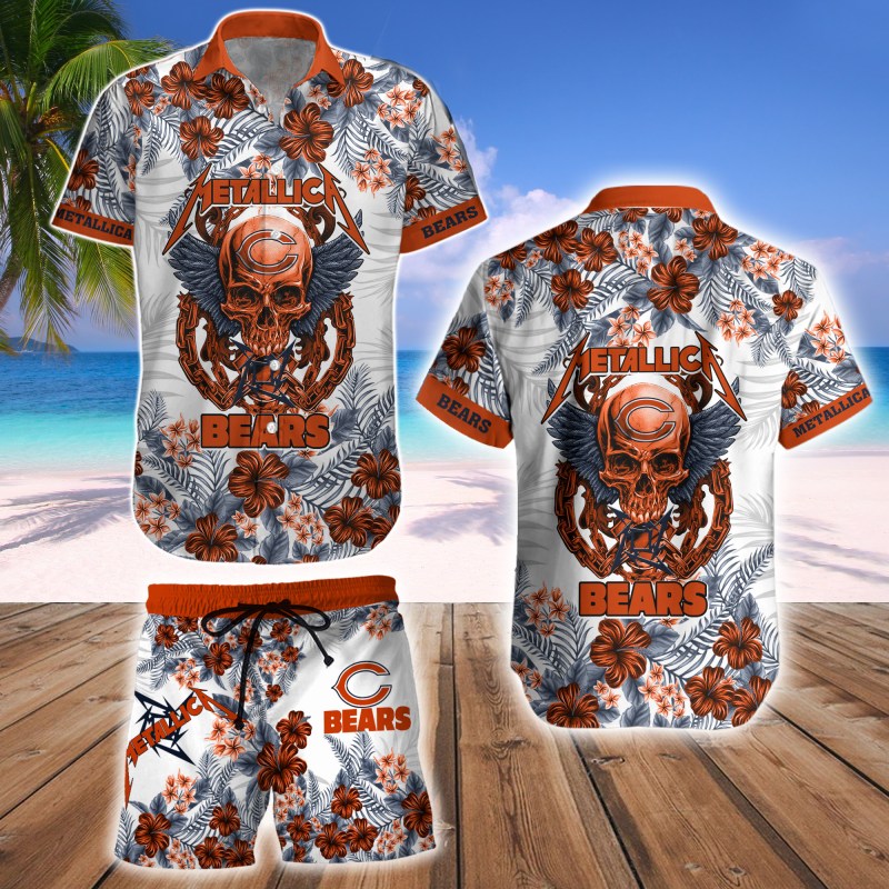 Chicago Bears Hawaii Shirt & Shorts