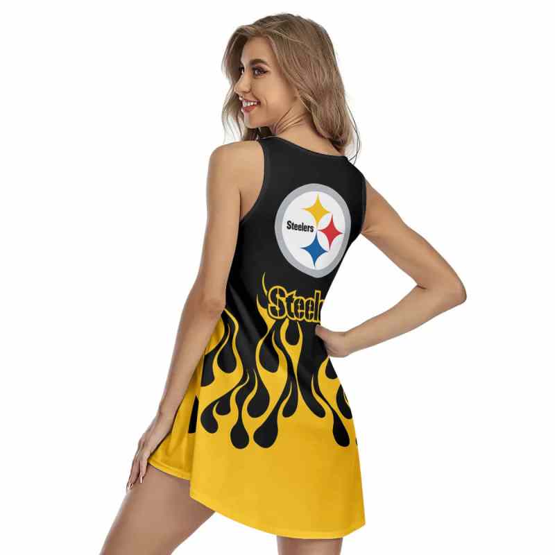 Stylish Sleeveless Dress for NFL Fans