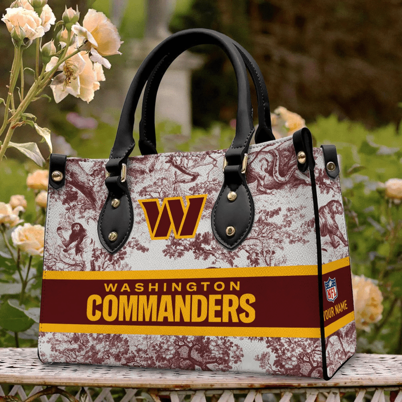 Interior of Washington Commanders Hand Bag