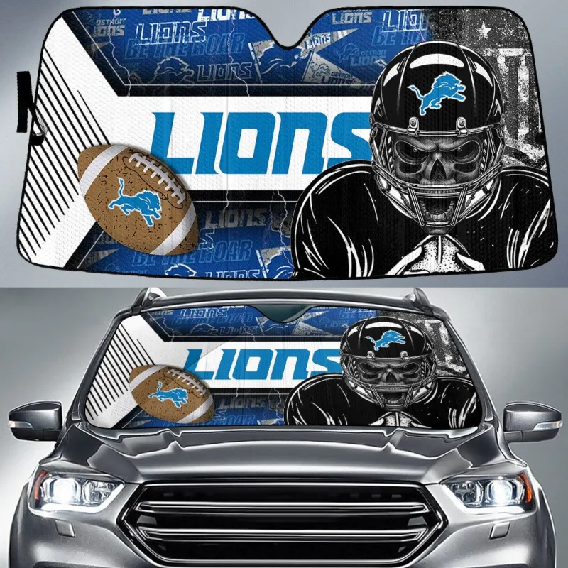 Detroit Lions Auto Sun Shade