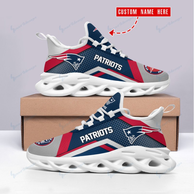 New England Patriots Yezy Running Sneakers