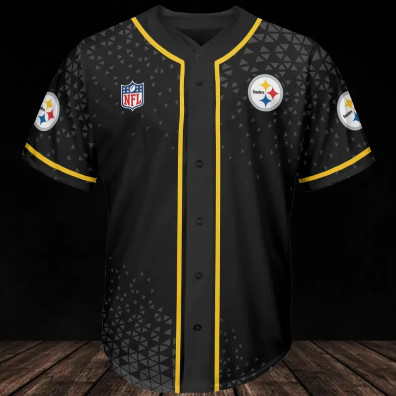 Pittsburgh Steelers Personalized Baseball Jersey