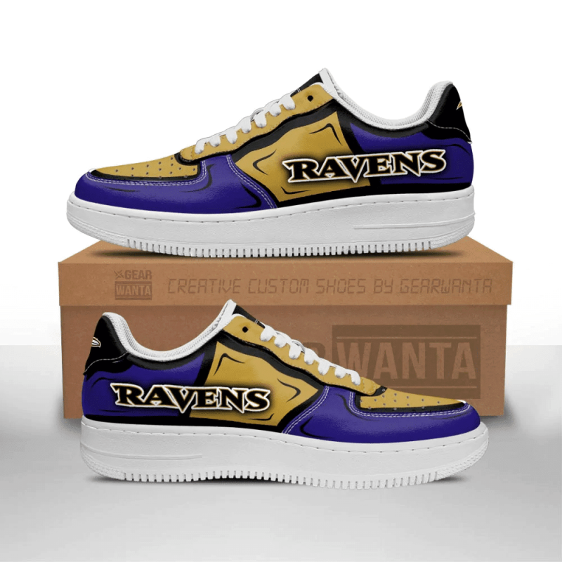 Baltimore Ravens NFL Air Force 1 Sneaker