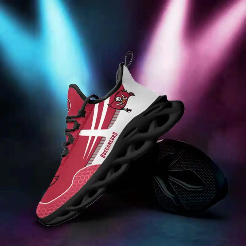 Tampa Bay Buccaneers Yezy Running Sneakers Back View