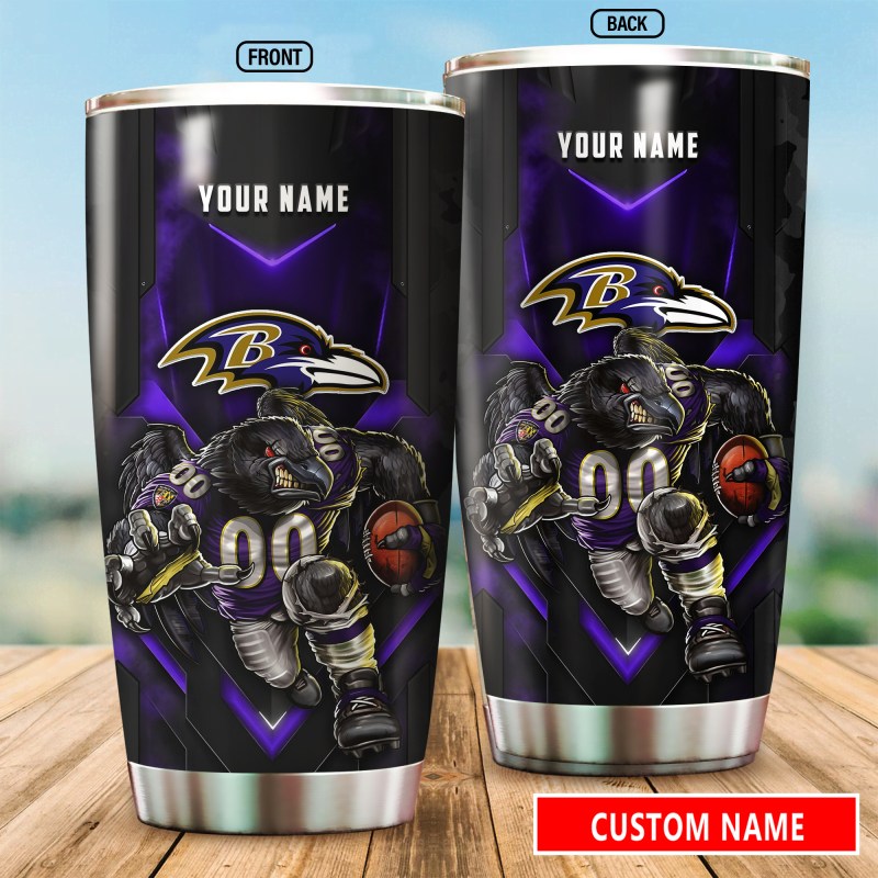 Baltimore Ravens Personalized Tumbler