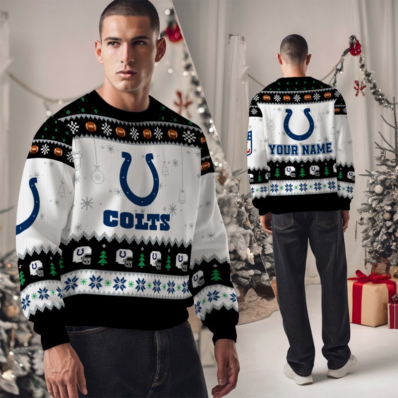 Indianapolis Colts Ugly Christmas Sweater Studio