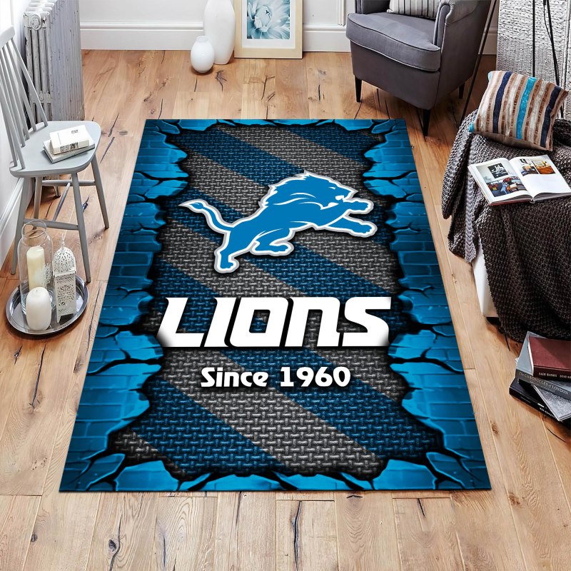 Detroit Lions Living Room Rug