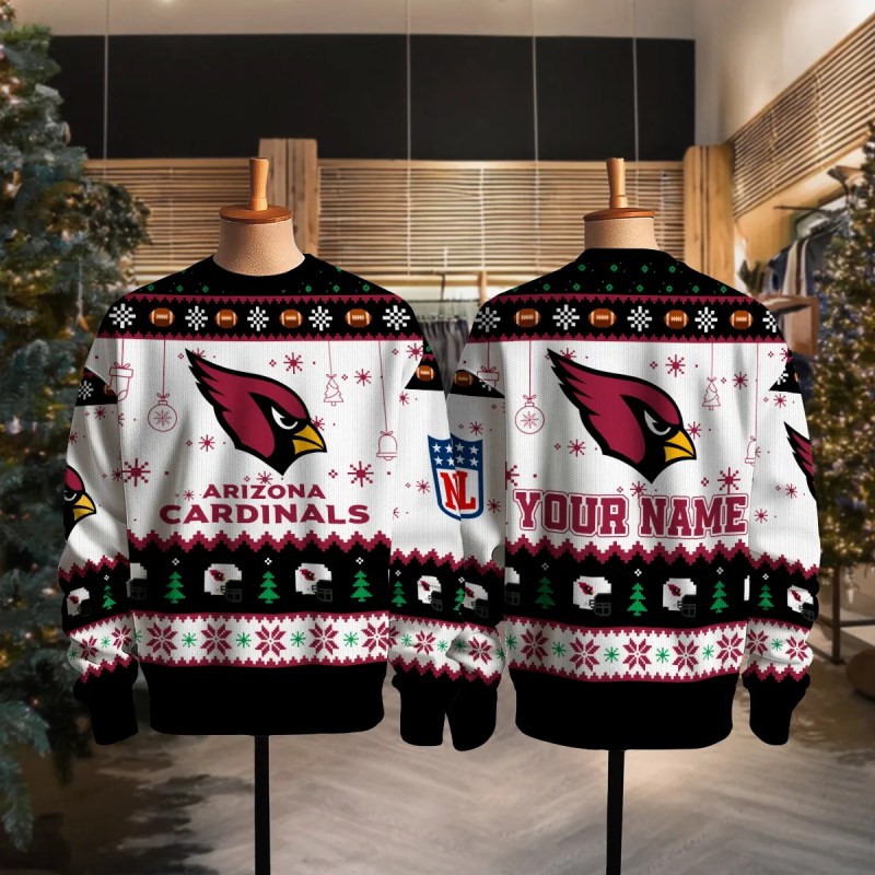 Arizona Cardinals Ugly Christmas Sweater Image 5