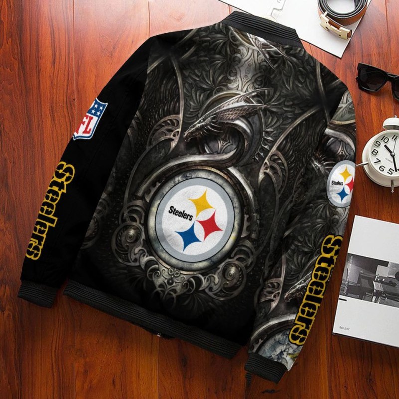 Stylish Pittsburgh Steelers Bomber Jacket