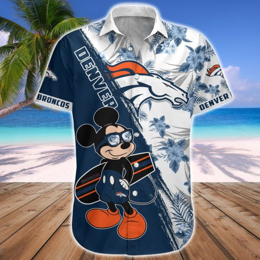 Denver Broncos Button Shirt