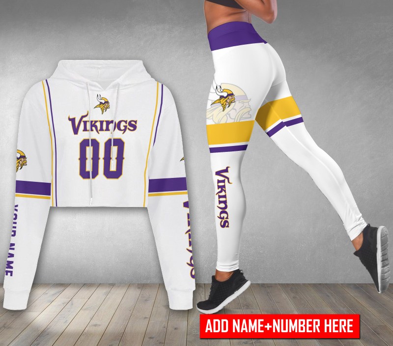 Minnesota Vikings Croptop Hoodie