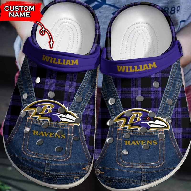 Baltimore Ravens Personalized Limited Clog