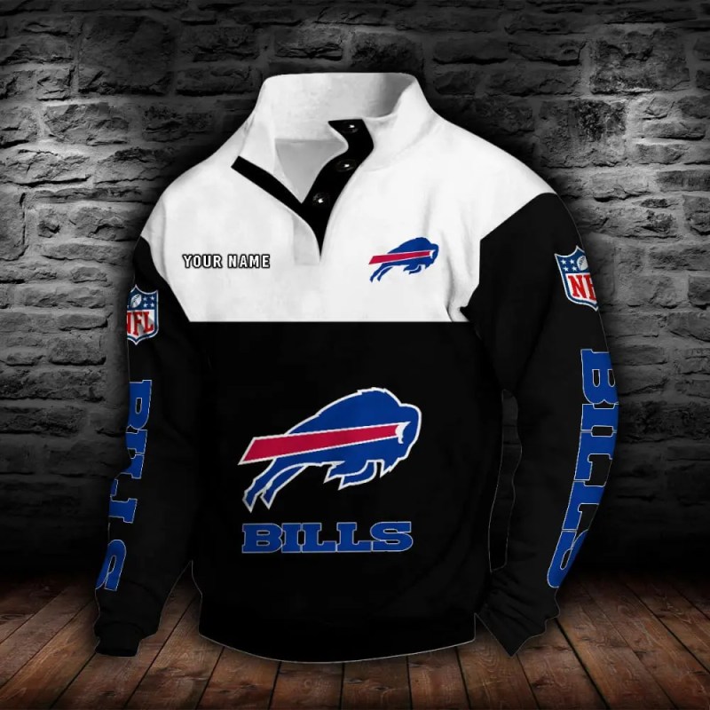 Buffalo Bills Stand Collar Sweatshirt Design