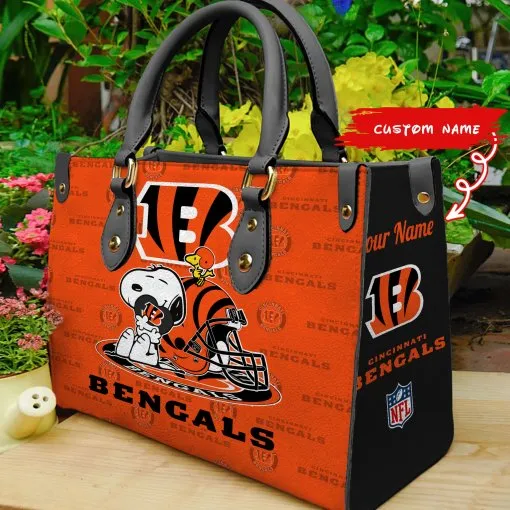 Mockup Cincinnati Bengals Hand Bag