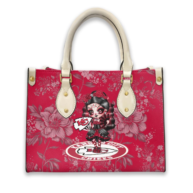 Kansas City Chiefs Leather Hand Bag