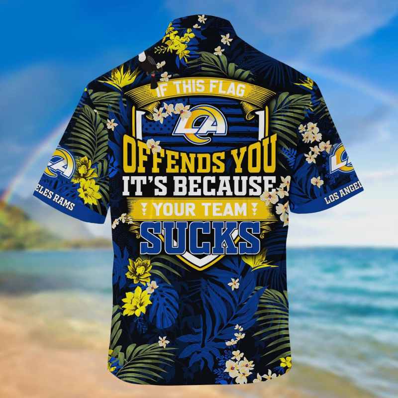 Los Angeles Rams Summer Hawaiian Shirt