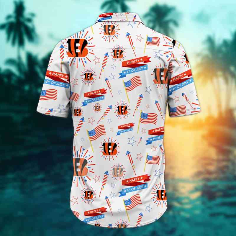 Cincinnati Bengals Button Shirt Mockup