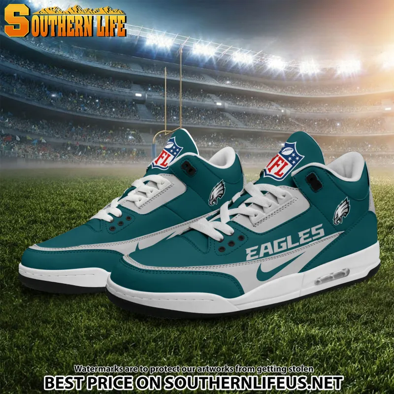 Philadelphia Eagles JD3 New Sport Football Sneakers