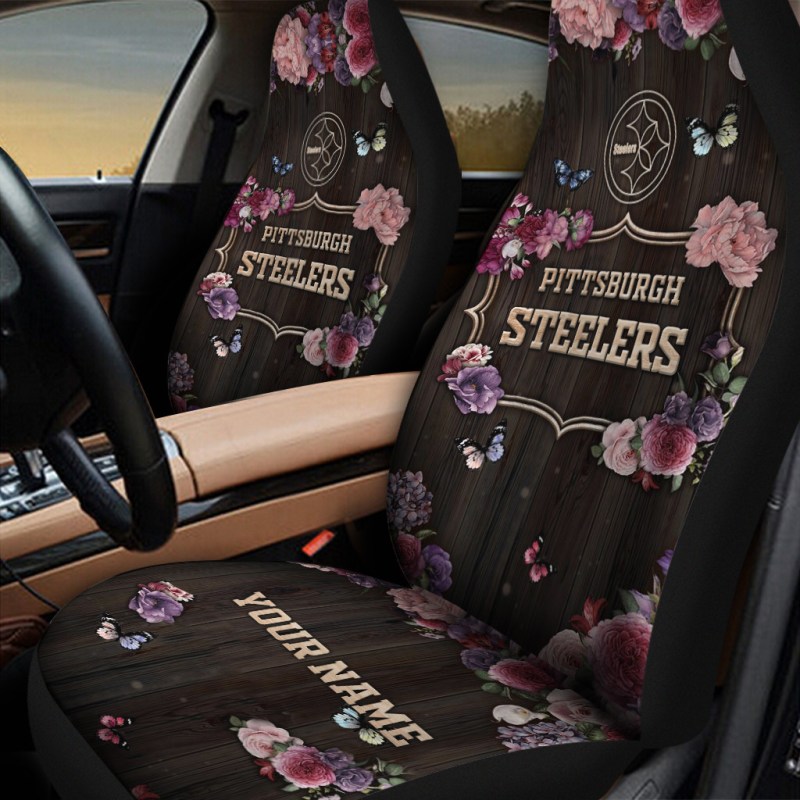 Pittsburgh Steelers Personalized Car Seat Covers