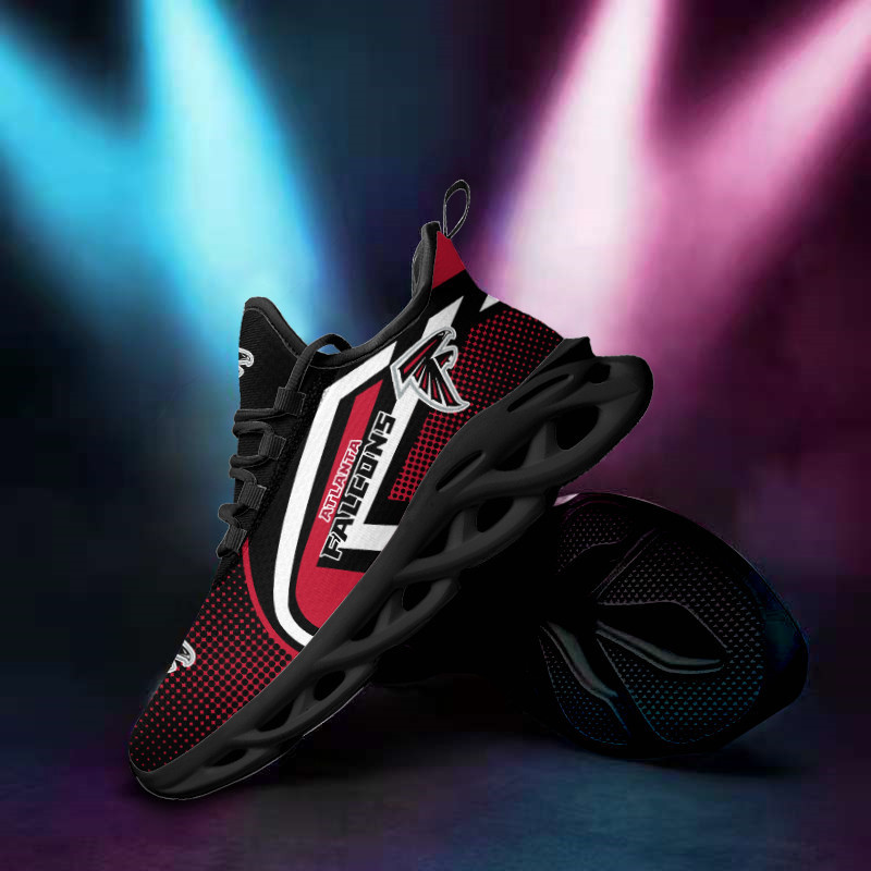Atlanta Falcons Yezy Running Sneakers Bottom View