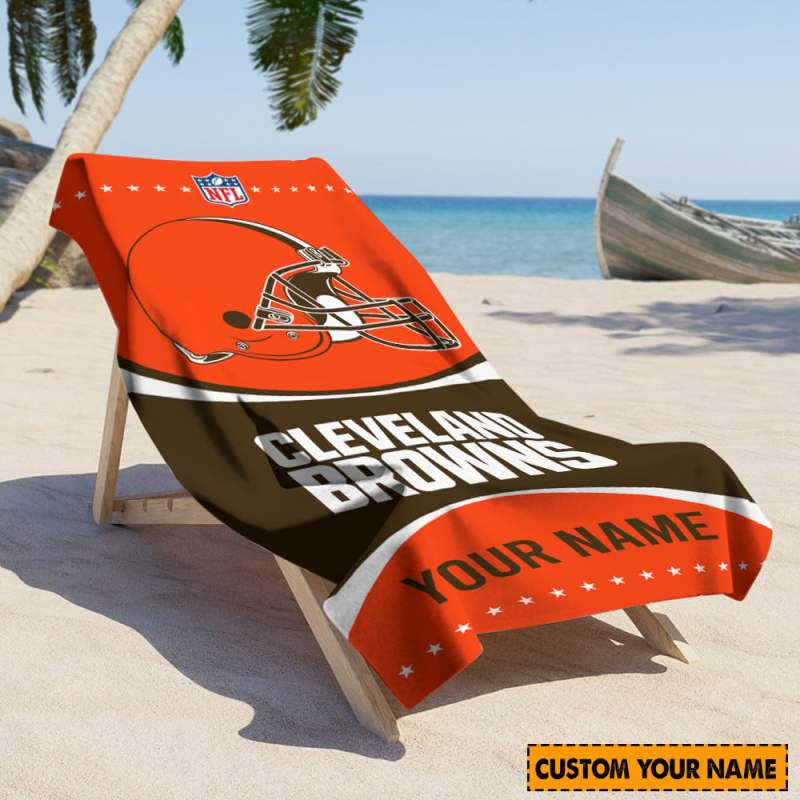 Cleveland Browns Beach Towel Image 1