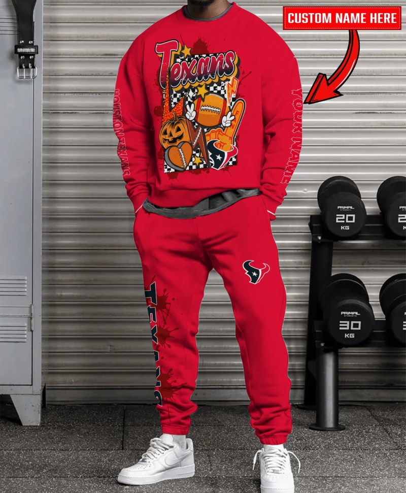 Houston Texans Sweatshirt and Sweatpants Set