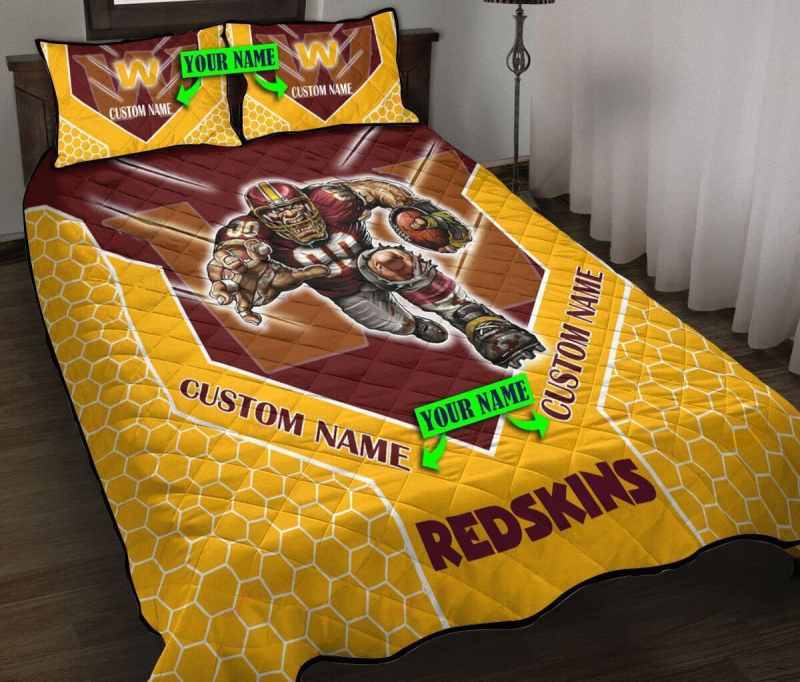 Washington Redskins Personalized Quilt Set