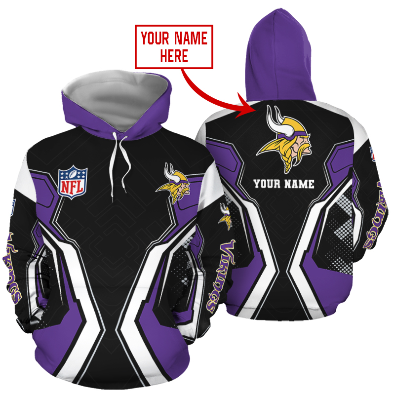 Minnesota Vikings Personalized Hoodie