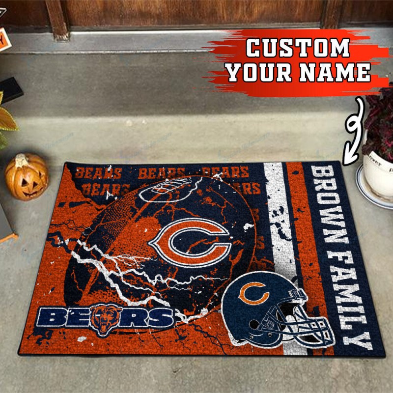 Personalized Chicago Bears Doormat
