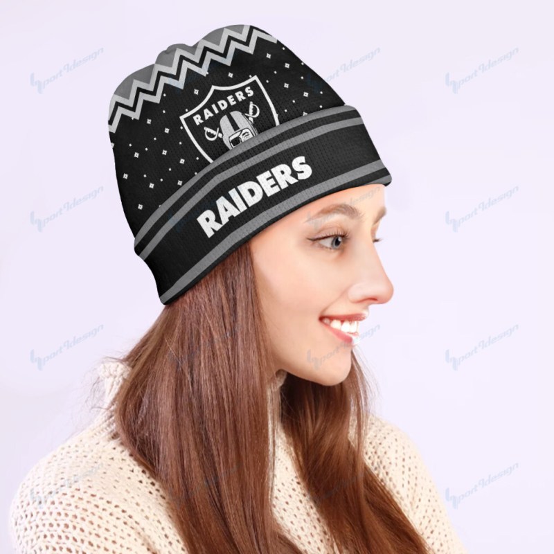 Las Vegas Raiders Wool Beanie 4