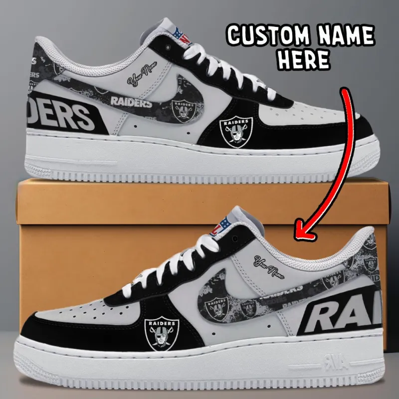 Las Vegas Raiders Personalized AF1-1 Shoes