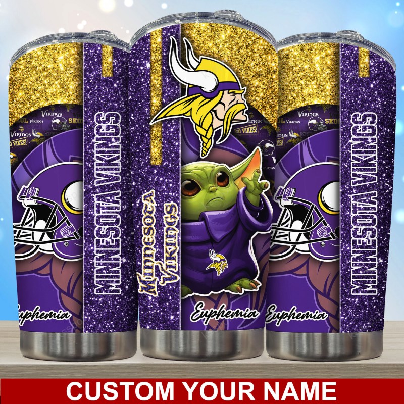 Minnesota Vikings Personalized Tumbler
