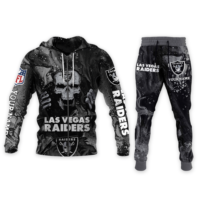 Las Vegas Raiders Hoodie and Joggers Set