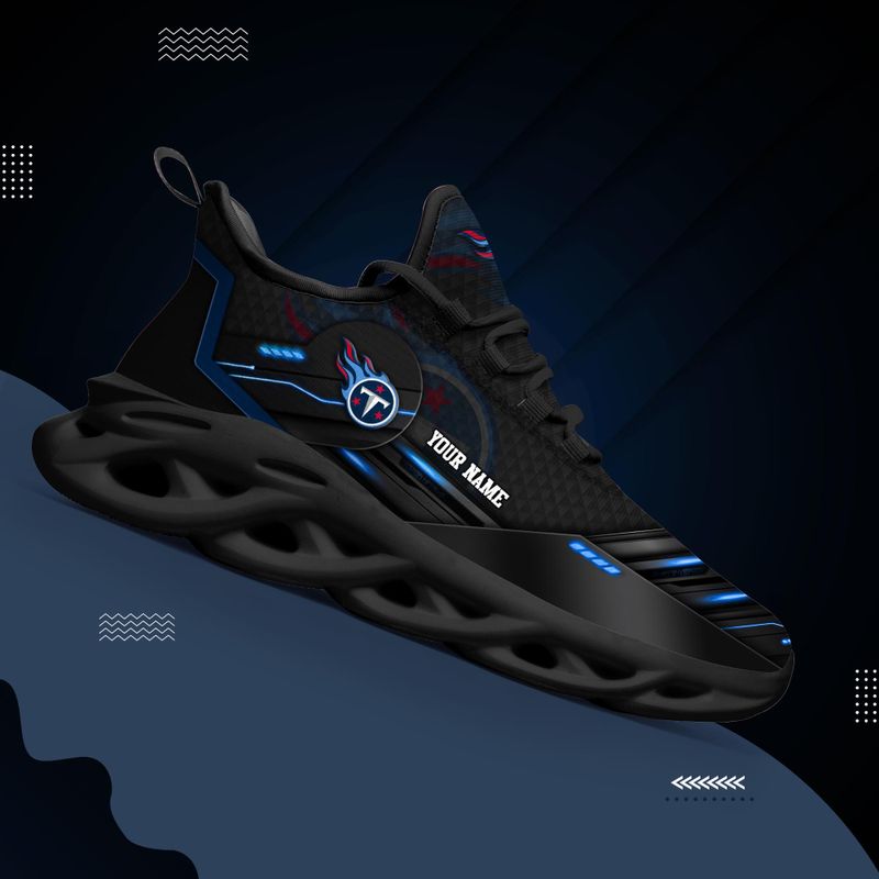 Tennessee Titans Personalized Sneakers Image 2