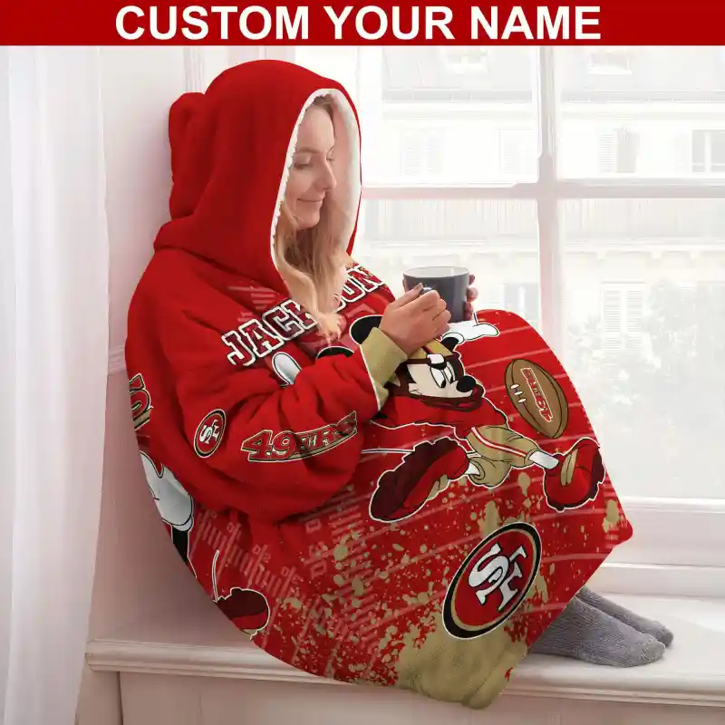 San Francisco 49ers Personalized Snug Hoodie 2