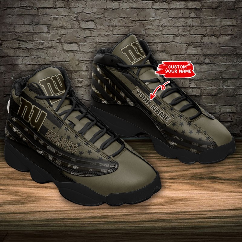 New York Giants Personalized AJD13 Sneakers