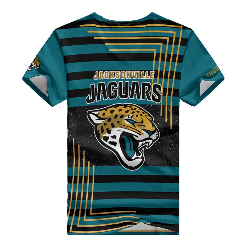 Jacksonville Jaguars V-neck T-shirt Image 3