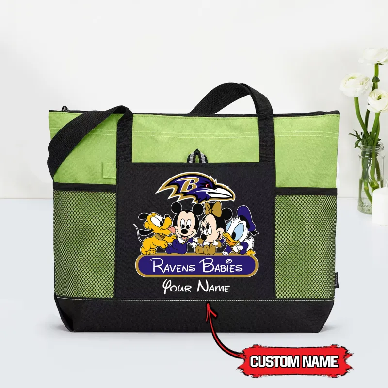 Baltimore Ravens Tote Bag Green