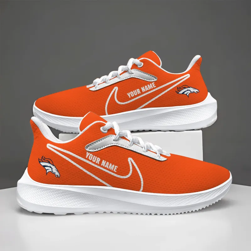 Denver Broncos Lightweight Patch Decor Running Shoes