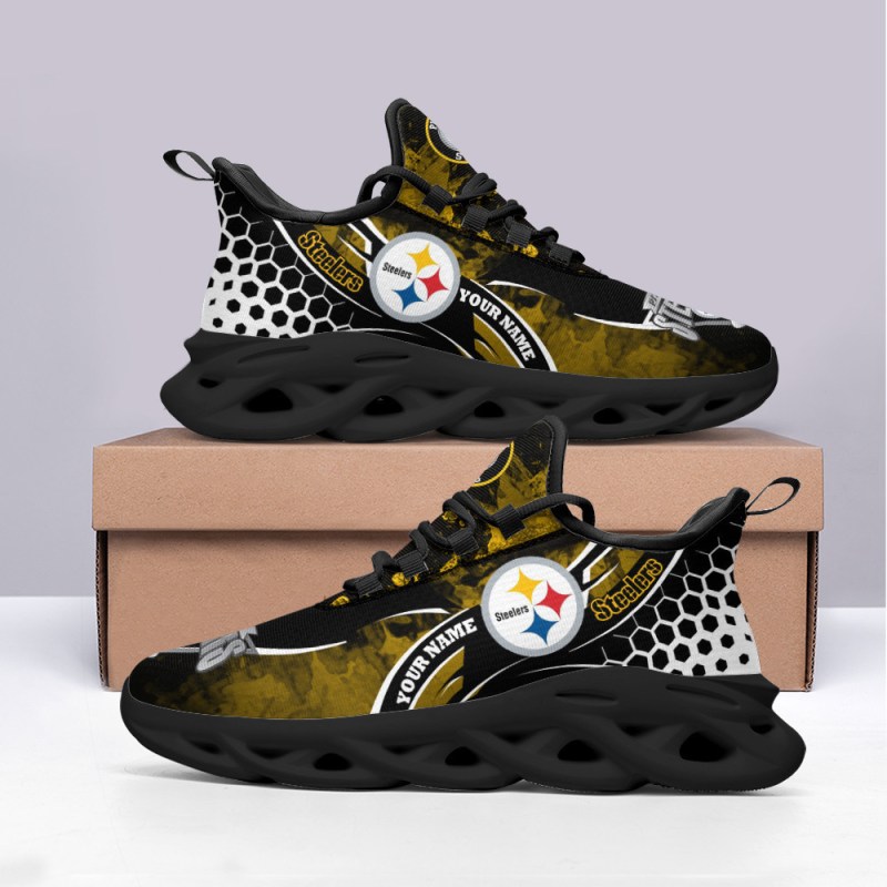 Pittsburgh Steelers Personalized Yezy Running Sneakers