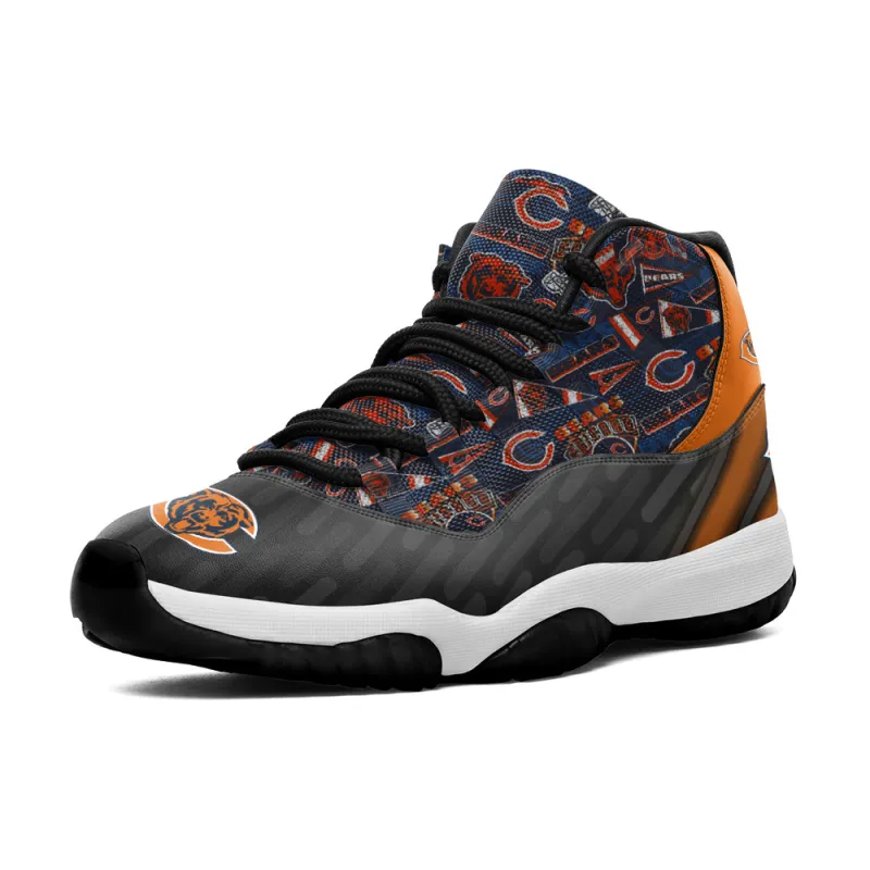 Chicago Bears AJD11 Sneakers Back View