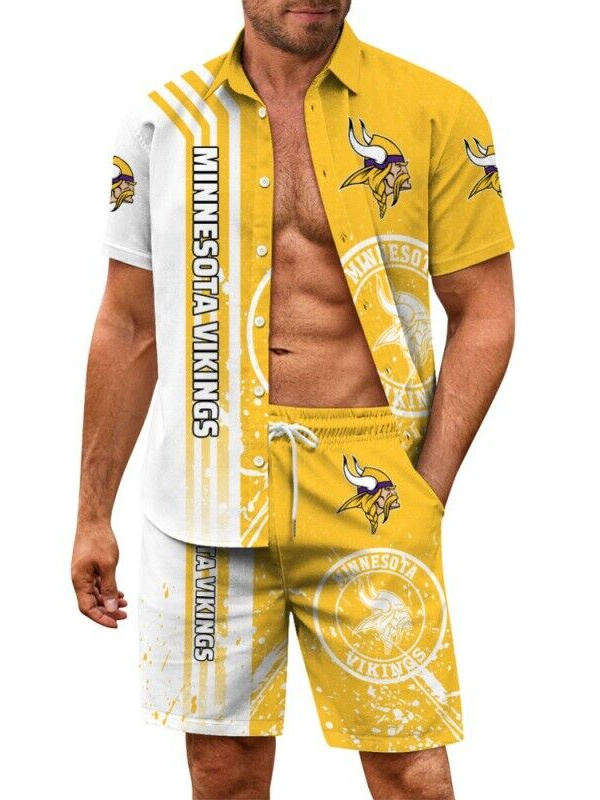 Minnesota Vikings Hawaiian Shirt and Shorts