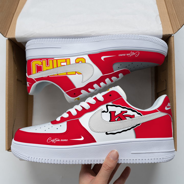 Kansas City Chiefs Custom Name Shoes