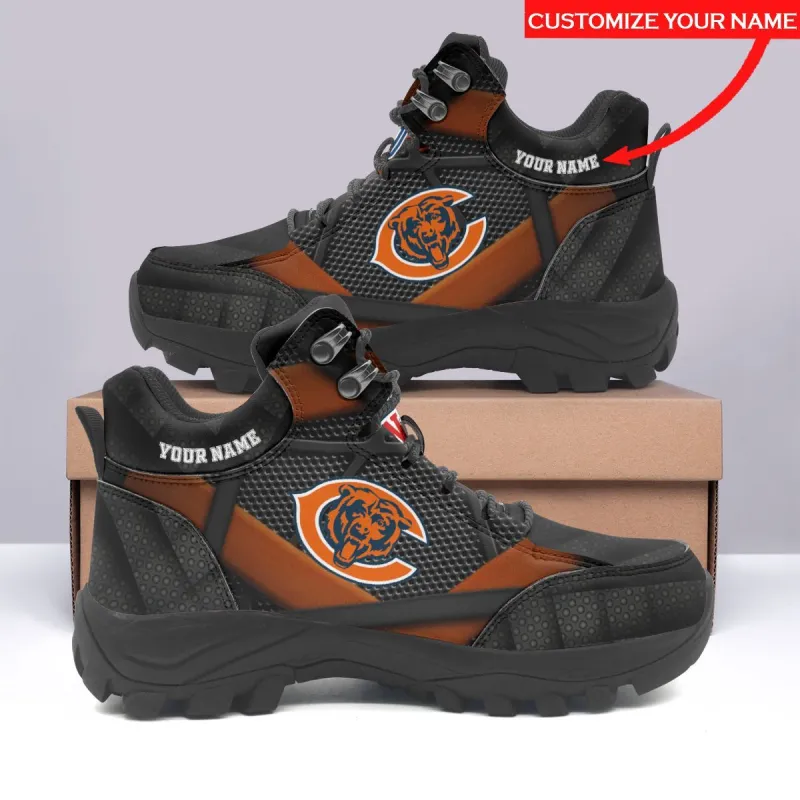 Custom Hiking Shoes for Bears Fans