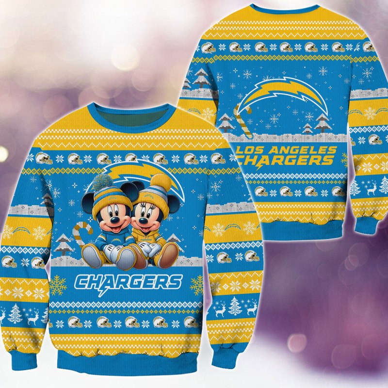 Los Angeles Chargers Ugly Christmas Sweater