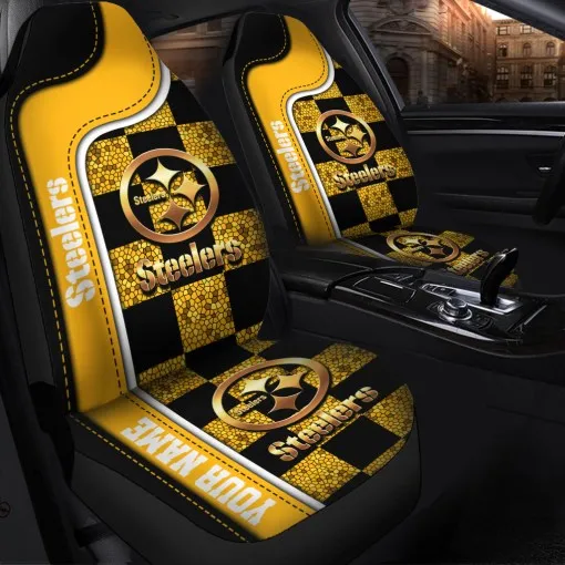 Pittsburgh Steelers Seat Cover Design