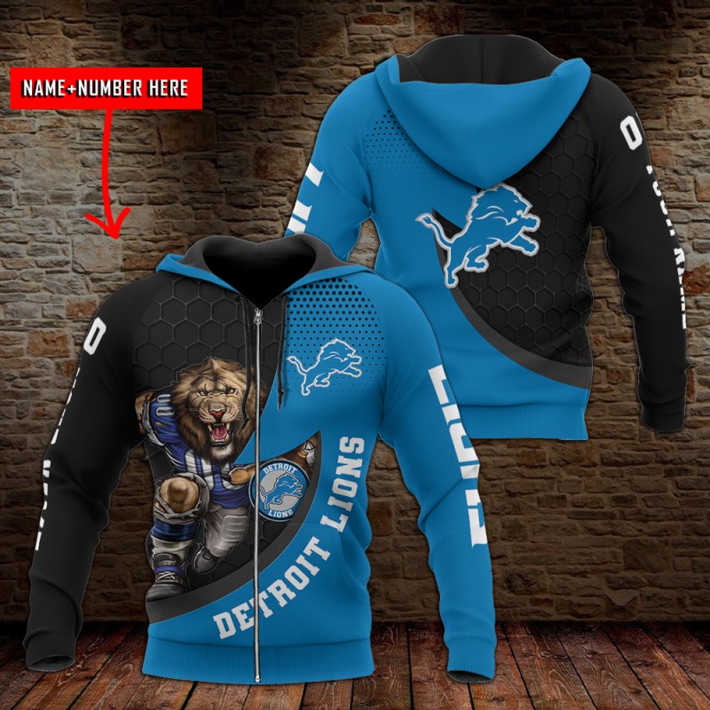 Detroit Lions Personalized Hoodie