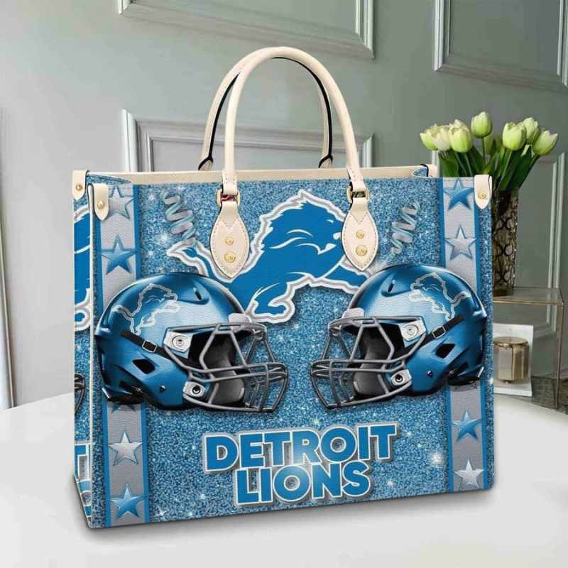 Detroit Lions Hand Bag Interior