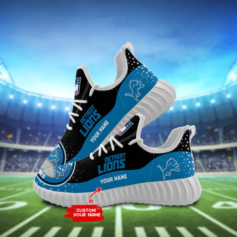 Detroit Lions Sneakers Side View